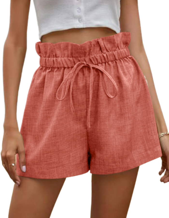 SHOPIQAT Ruffled Drawstring Pull-on Shorts - Premium from shopiqat - Just $5.900! Shop now at shopiqat